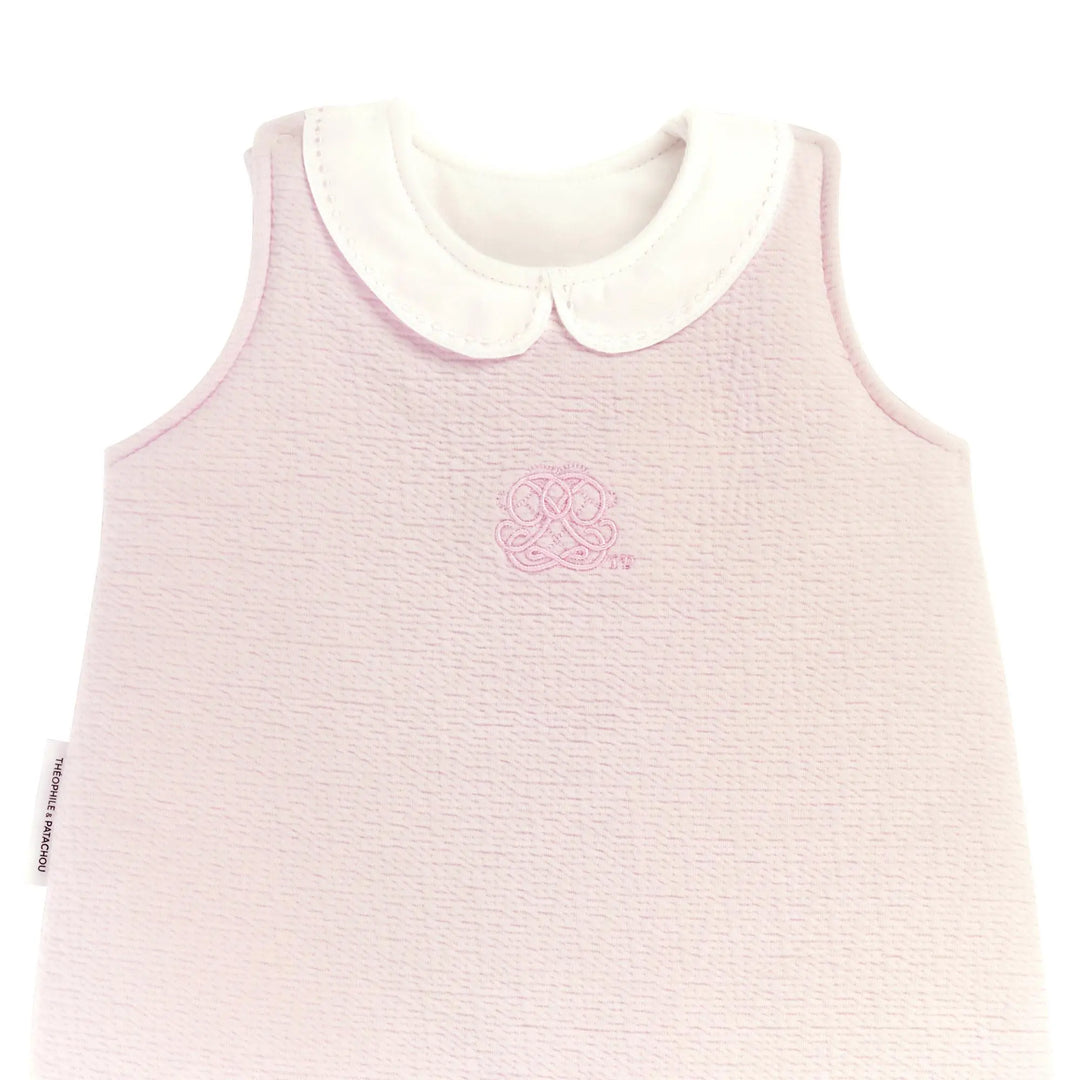 Blue Almonds Ltd Sleeping Bag 60cm collar - padded - Cotton Pink Theophile & Patachou