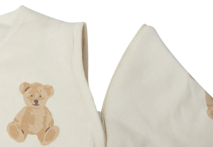 Blue Almonds Ltd Sleeping Bag with Removable Sleeves 90cm Teddy Bear Jollein