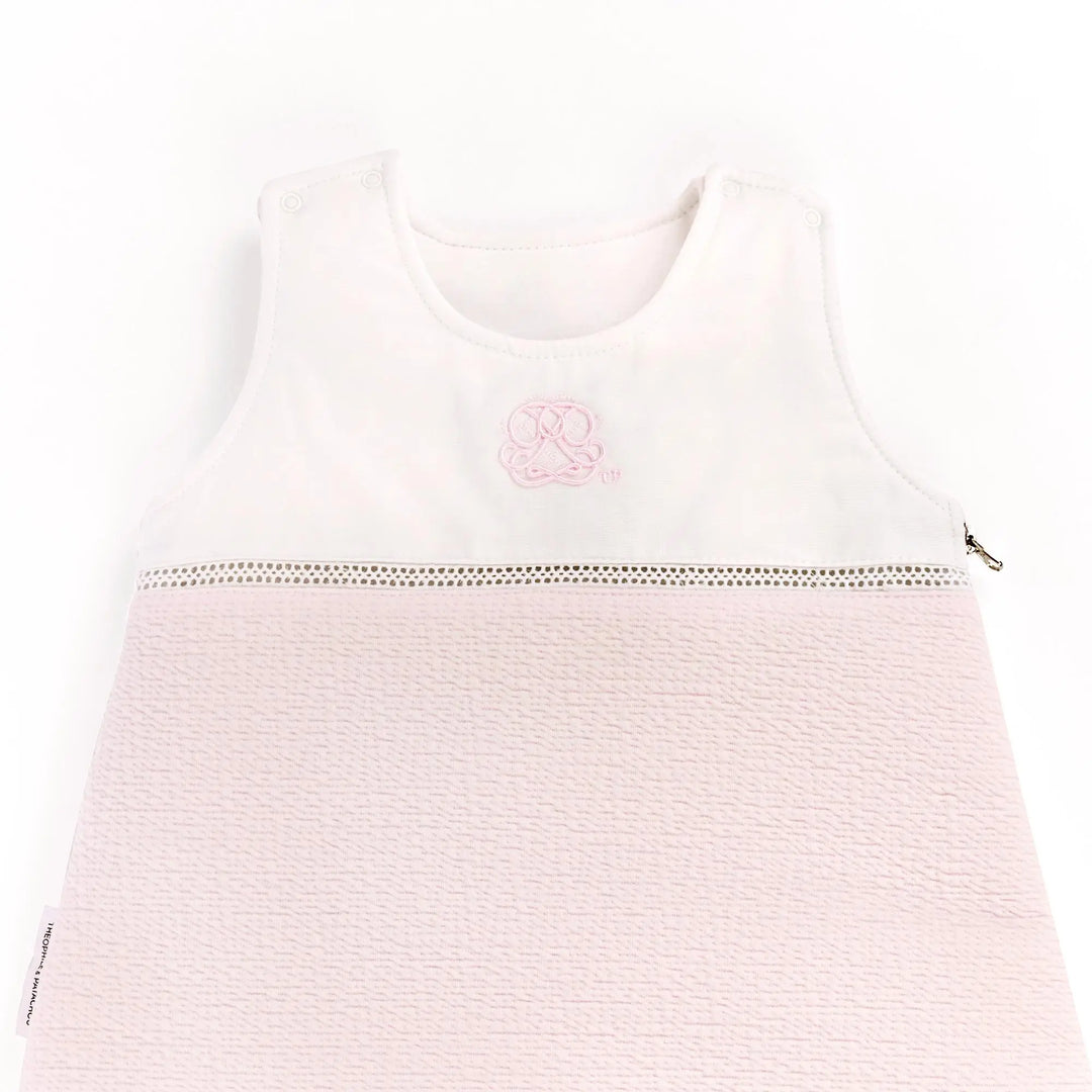 Blue Almonds Ltd Sleeping Suit 70cm  - Padded - Cotton Pink Theophile & Patachou