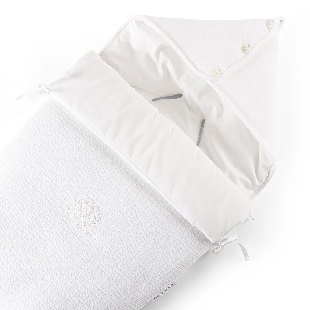 Blue Almonds Ltd Sleeping bag  3-point fixation - Cotton White Theophile & Patachou