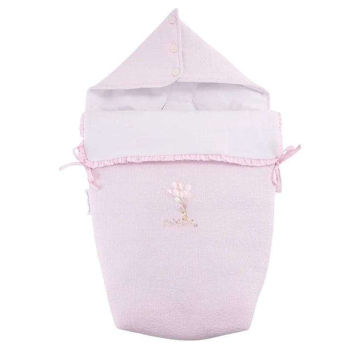 Blue Almonds Ltd Sleeping bag  3-point fixation - Pink Garden Party Theophile & Patachou