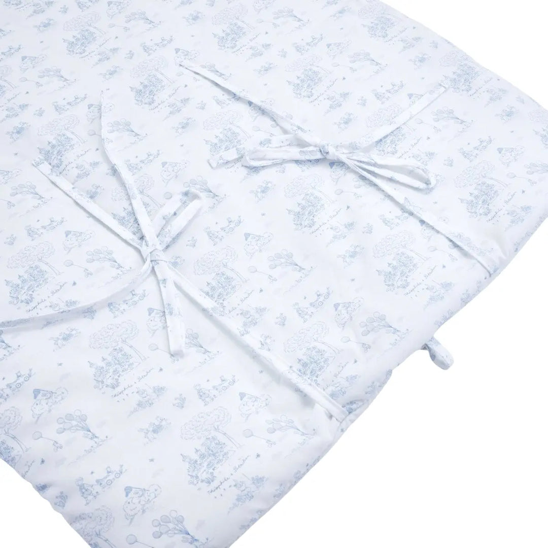 Blue Almonds Ltd Sleeping bag 90cm - Printed - Blue Garden Party Theophile & Patachou