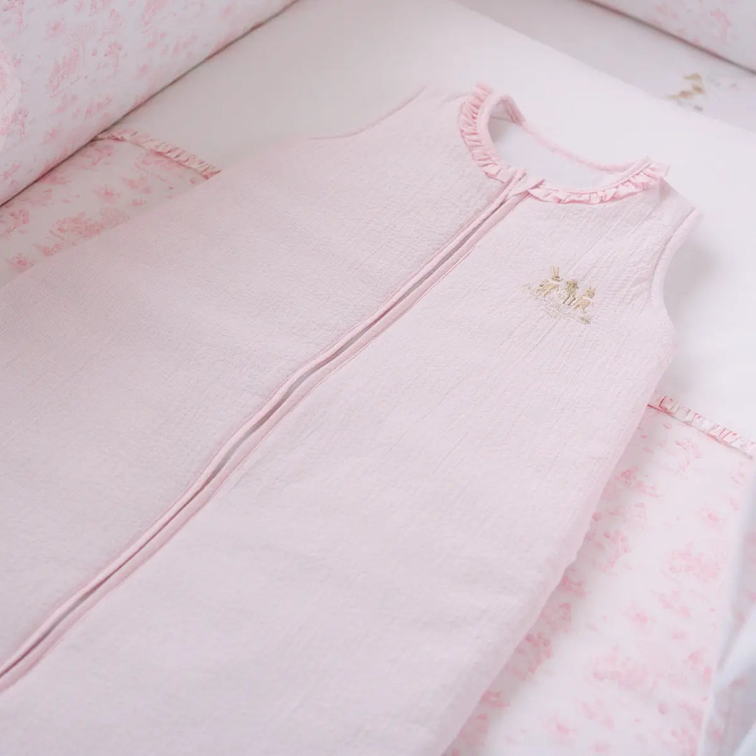 Blue Almonds Ltd Sleeping suit 70cm - Lines - Pink Garden Party Theophile & Patachou