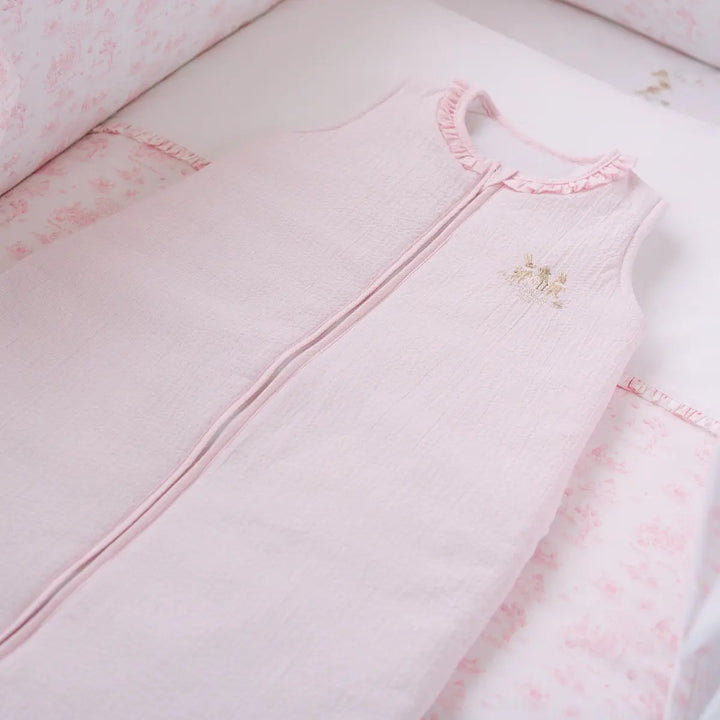 Blue Almonds Ltd Sleeping suit 70cm - Lines - Pink Garden Party Theophile & Patachou