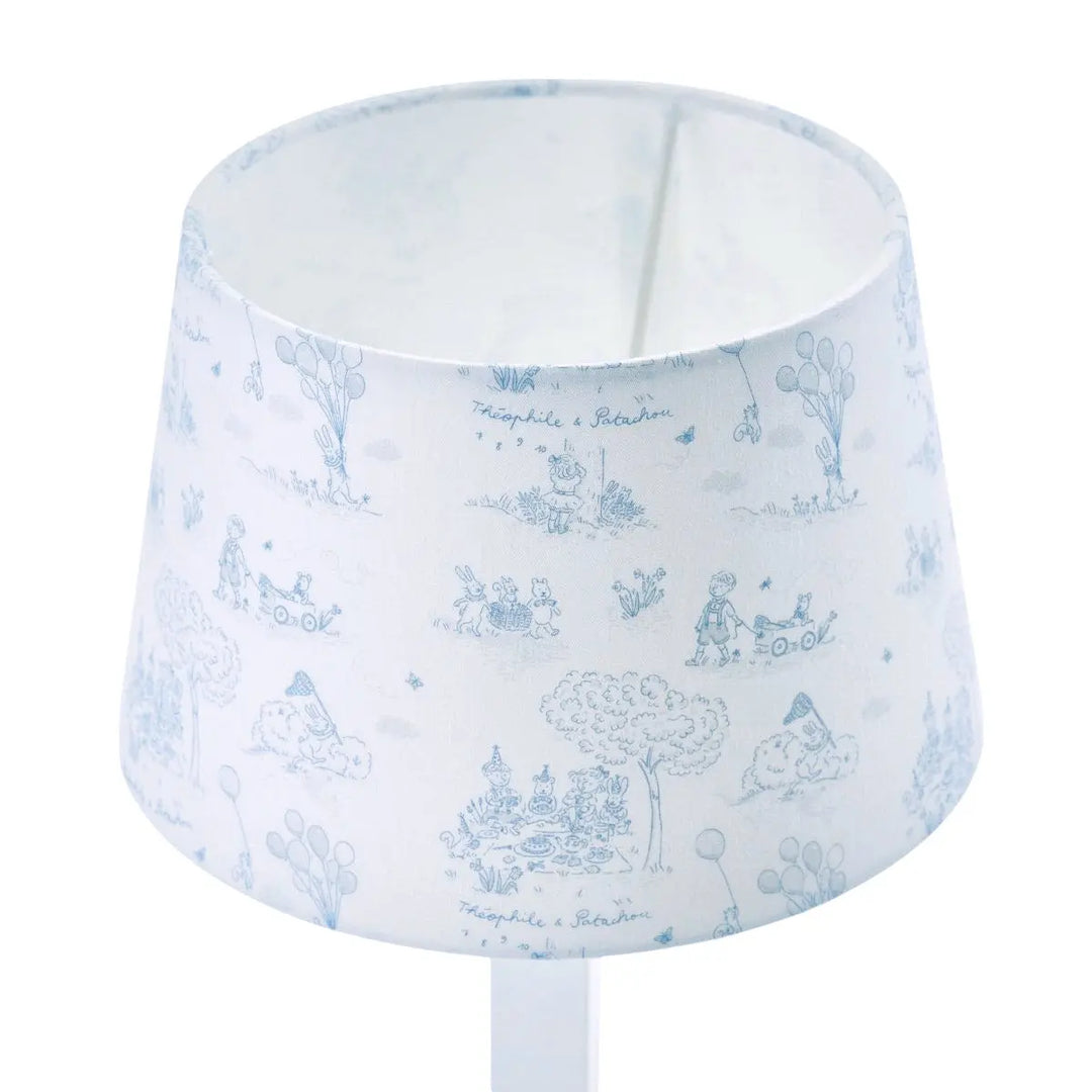 Blue Almonds Ltd Small lampshade - Printed - Blue Garden Party Theophile & Patachou