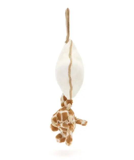 Blue Almonds Ltd Bashful Giraffe Musical Pull Jellycat