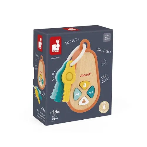 Blue Almonds Ltd Sounding Keychain Janod
