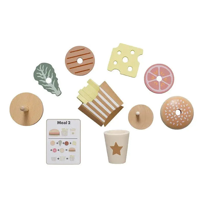 Blue Almonds Ltd Stacking Burger Set Blue Almonds