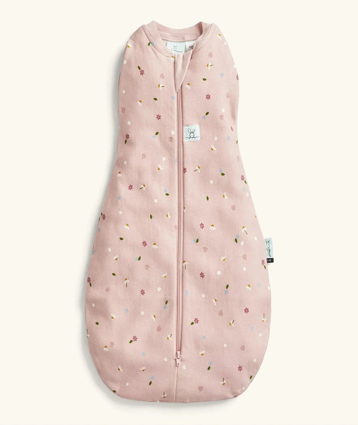 Blue Almonds Ltd Summer Cocoon Swaddle Bag 0.2 TOG - Daisies Blue Almonds