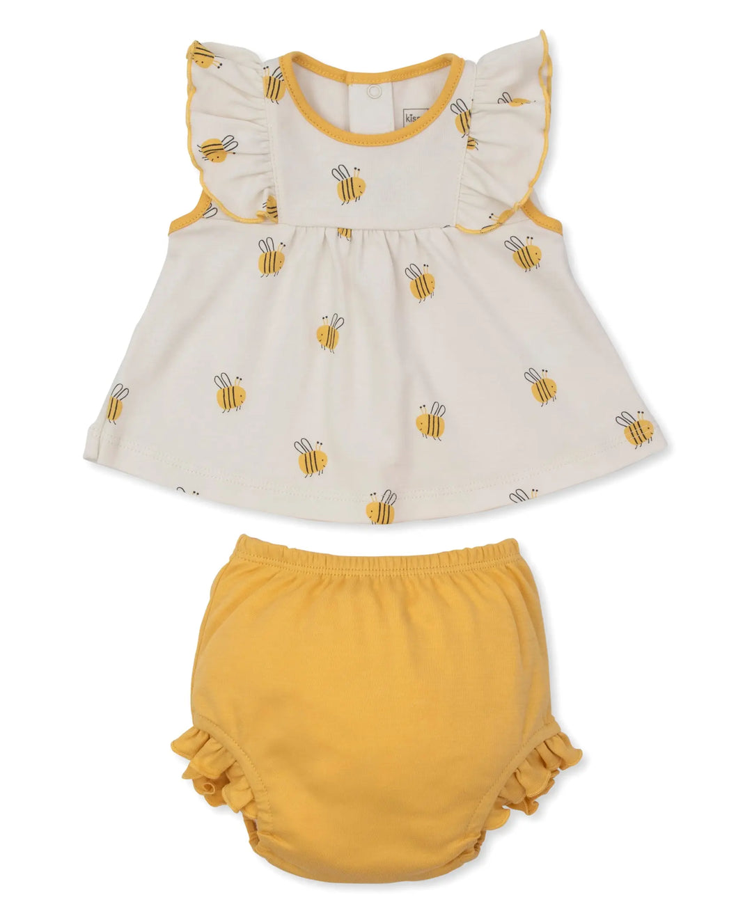 Blue Almonds Ltd Sunsuit Set Mix - Tumbling Bees - girls Kissy Kissy