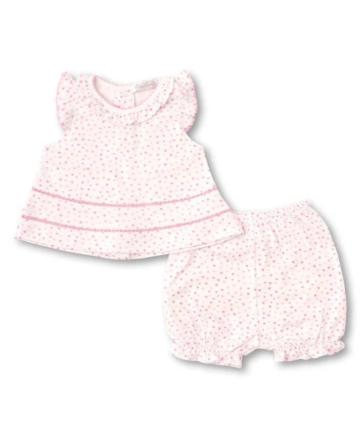 Blue Almonds Ltd Sunsuit Set PRT - Kissy Sweethearts Kissy Kissy