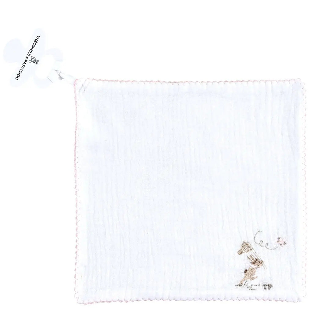 Blue Almonds Ltd Teat holder squarred tetra - Pink Garden Party Theophile & Patachou