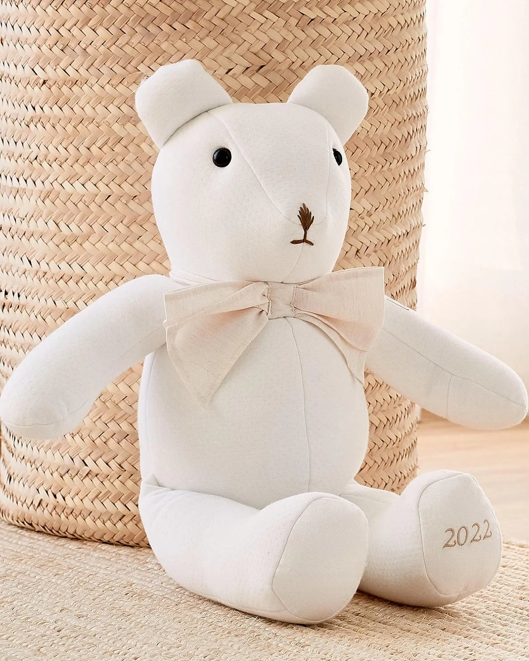 Blue Almonds Ltd Teddy 2022 ThÃ©ophile - Padded - Cotton White Theophile & Patachou