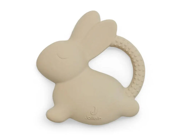 Blue Almonds Ltd Teething Ring Rubber - Bunny Jollein