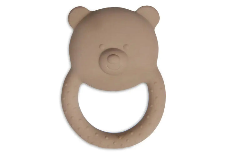 Blue Almonds Ltd Teething Ring Rubber - Teddy Bear Jollein