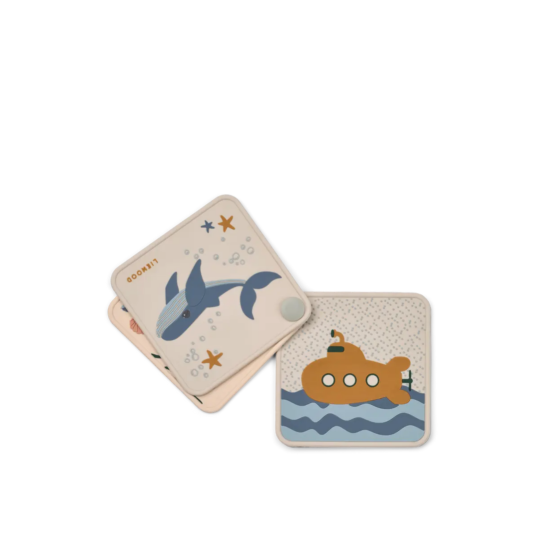 Blue Almonds Ltd Tide Baby Book - Sea creature / Sandy - UNISEX LIEWOOD