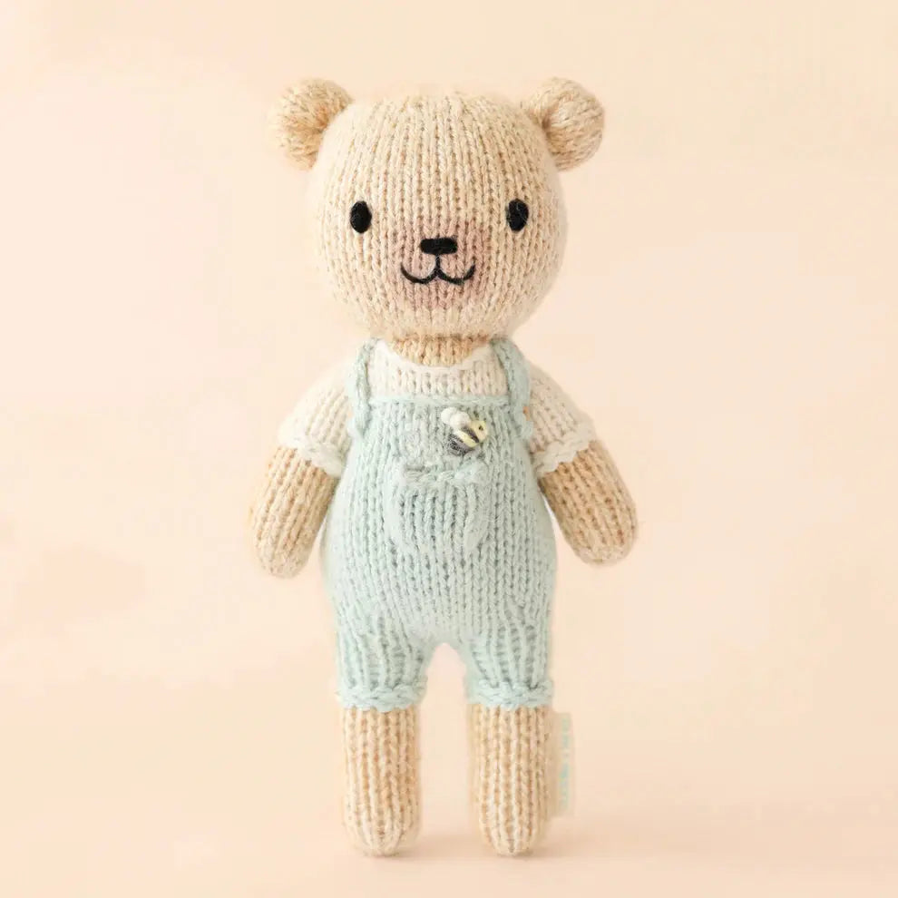 Blue Almonds Ltd Tiny Charlie The Honey Bear Cuddle + Kind