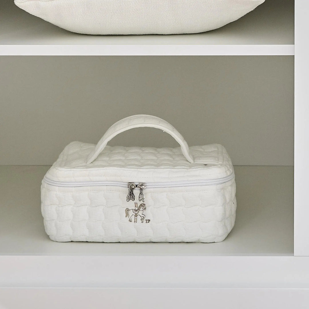 Blue Almonds Ltd Toilet bag with 1 handle - Quilted - Carrousel Theophile & Patachou