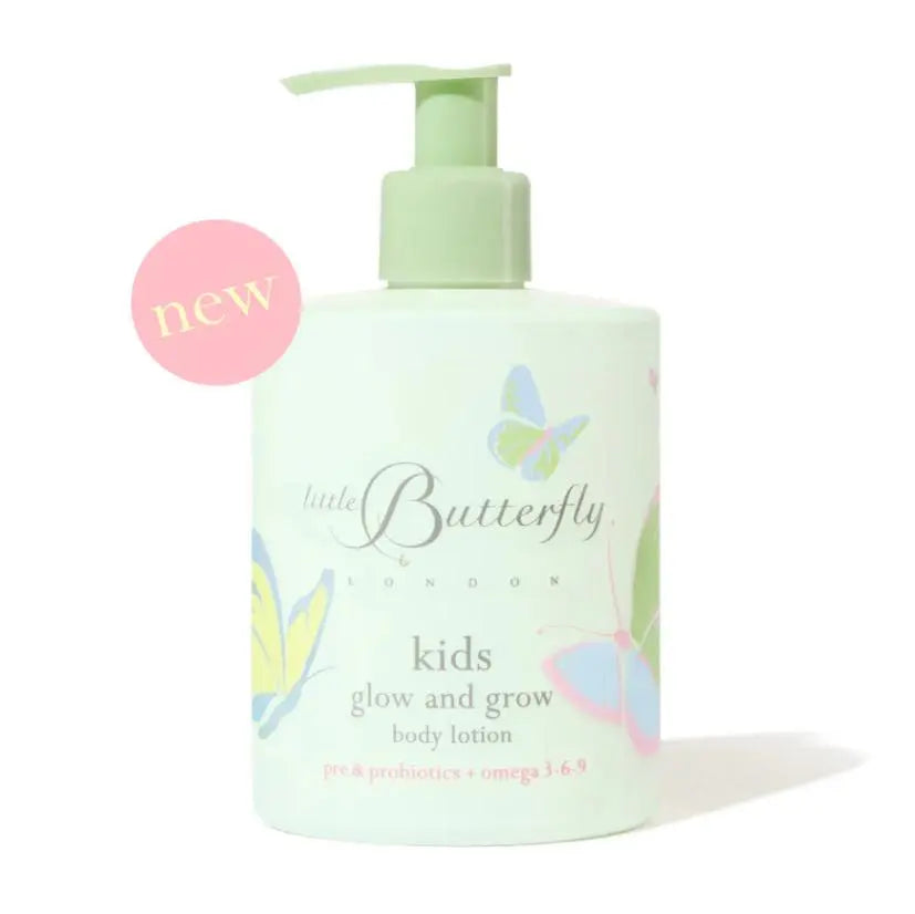 Blue Almonds Ltd KIDS glow and grow body lotion 300ml Little Butterfly