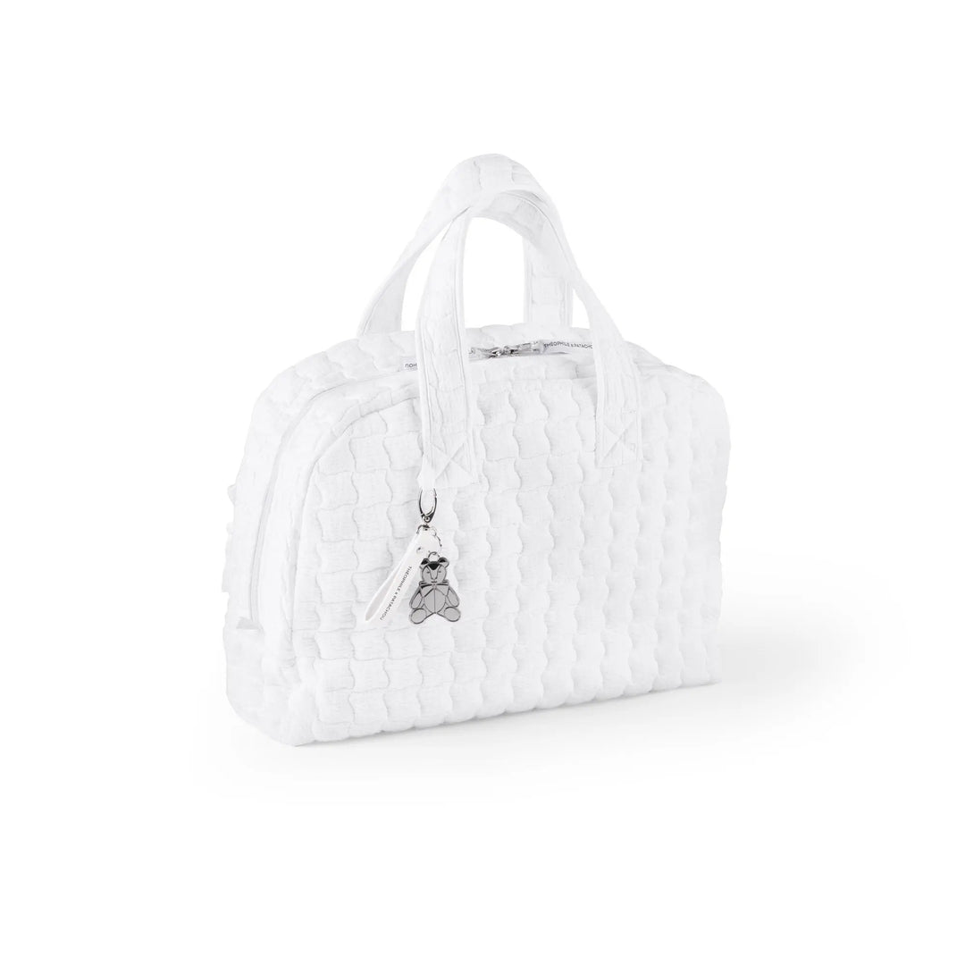 Blue Almonds Ltd Toiletry bag - Quilted - Cotton White Theophile & Patachou