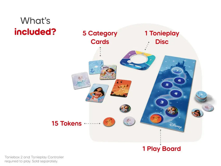 Blue Almonds Ltd Tonieplay - Disney Quiz Kingdom Tonies