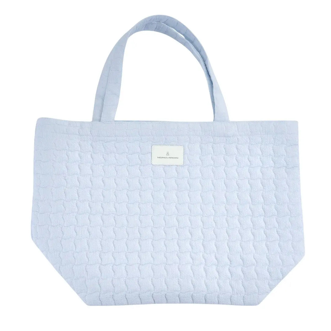 Blue Almonds Ltd Tote bag  - Quilted - Blue Garden Party Theophile & Patachou