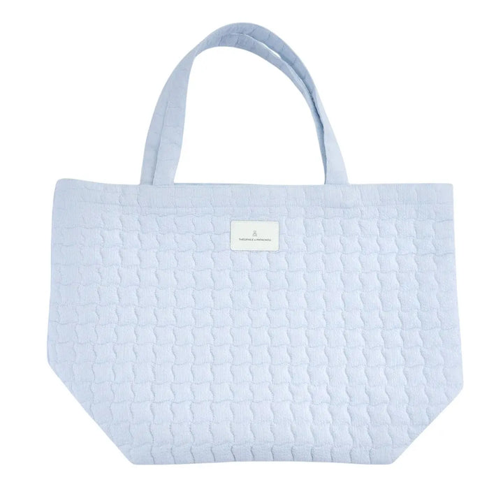 Blue Almonds Ltd Tote bag  - Quilted - Blue Garden Party Theophile & Patachou