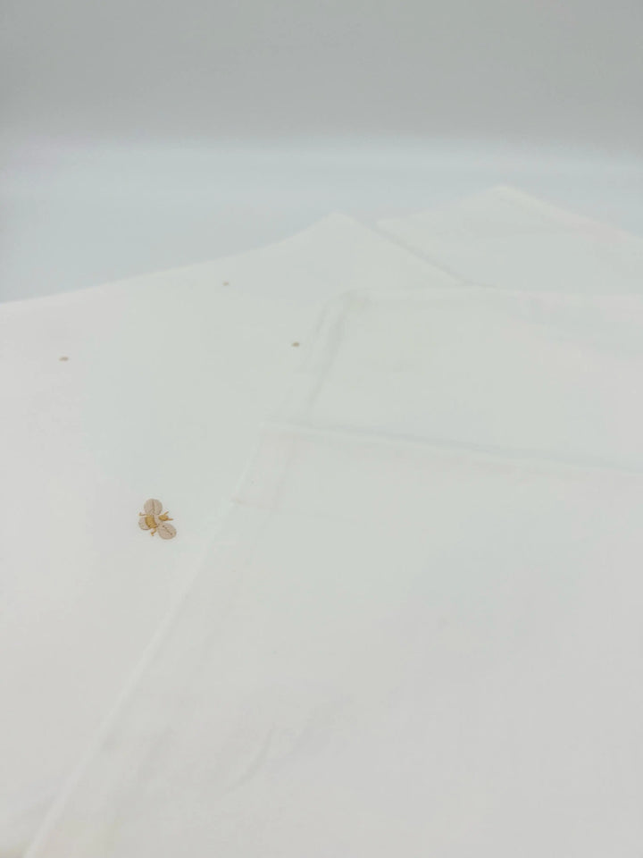 Blue Almonds Ltd Cotbed duvet cover "baby bees" beige Gordonsbury