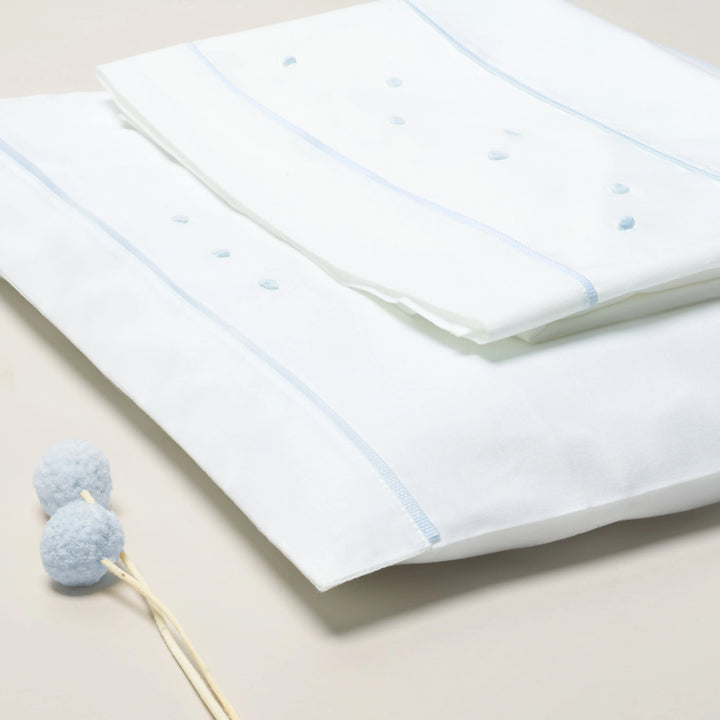 Blue Almonds Ltd Moses basket sheet set 'Angelo' Piccola Giuggiola