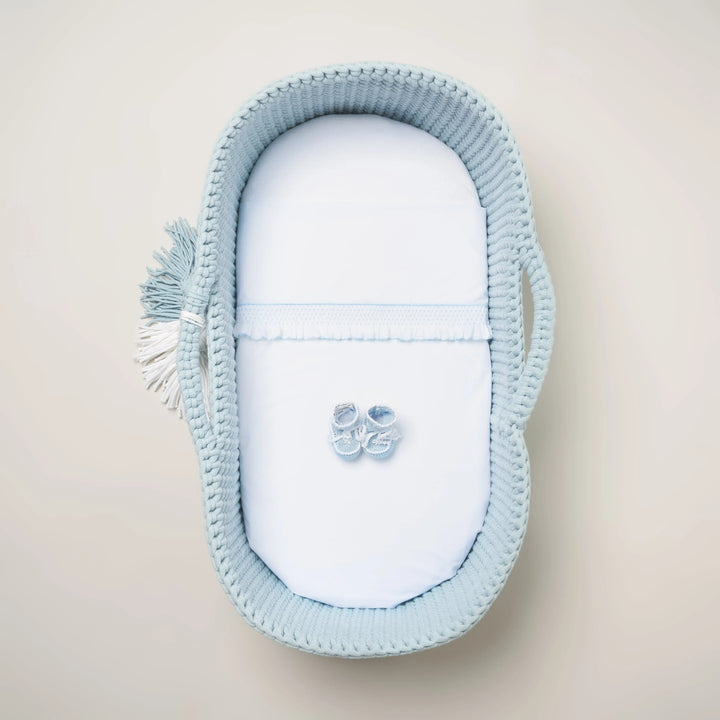 Blue Almonds Ltd Moses basket sheet set 'Mio Caro' Piccola Giuggiola
