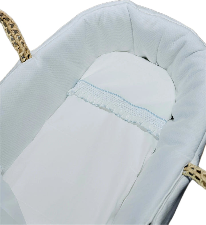 Blue Almonds Ltd Moses basket sheet set 'Mio Caro' Piccola Giuggiola