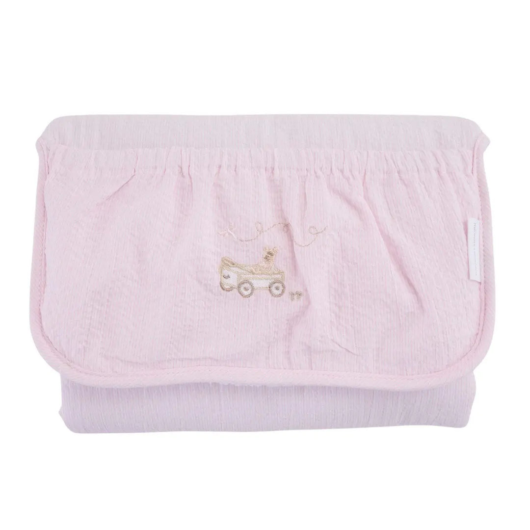 Blue Almonds Ltd Travel changing mattress - Pink Garden Party Theophile & Patachou