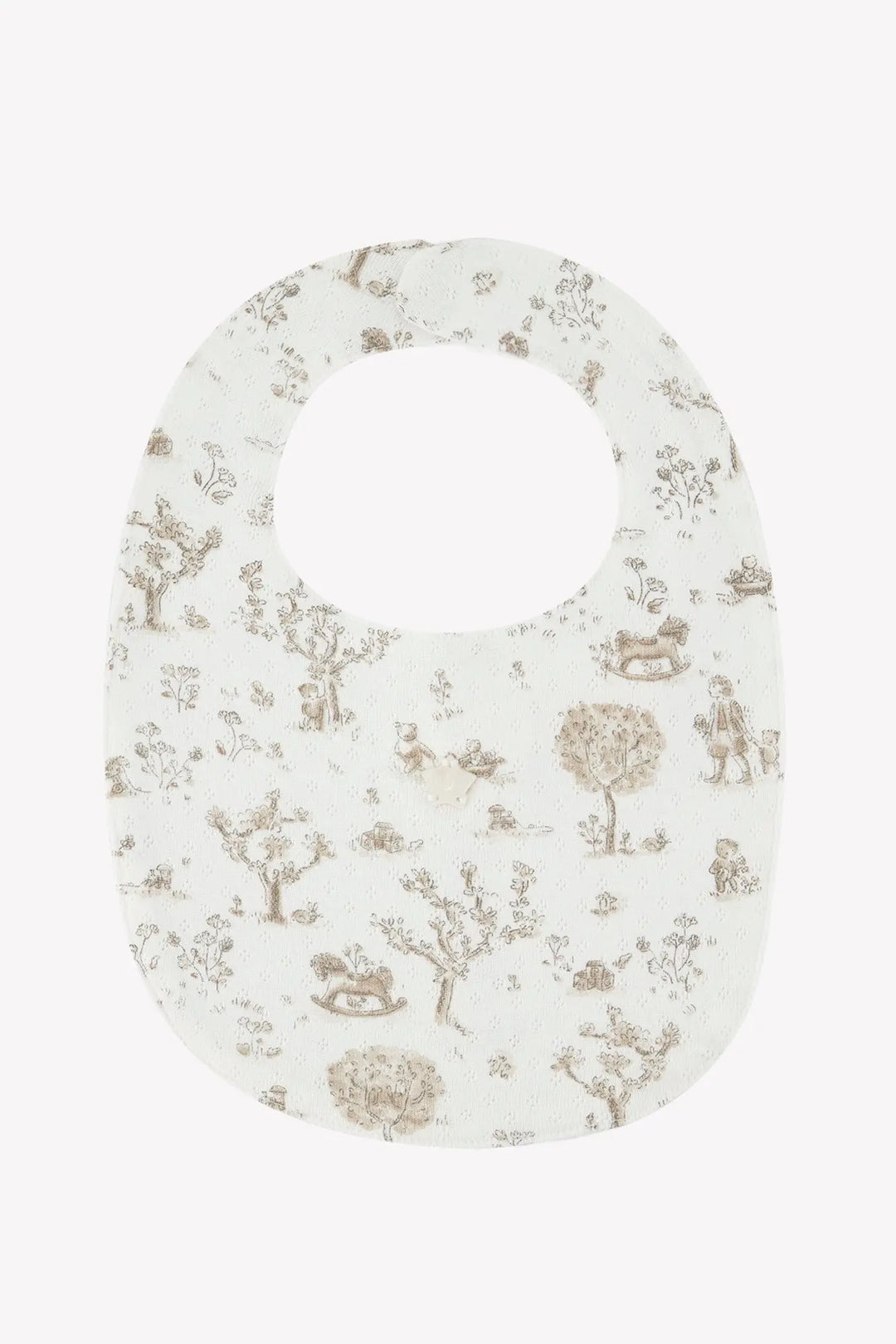 Blue Almonds Ltd Unisex Bib - Pearl Tartine et Chocolat