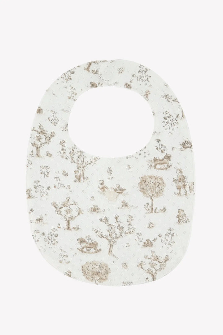 Blue Almonds Ltd Unisex Bib - Pearl Tartine et Chocolat
