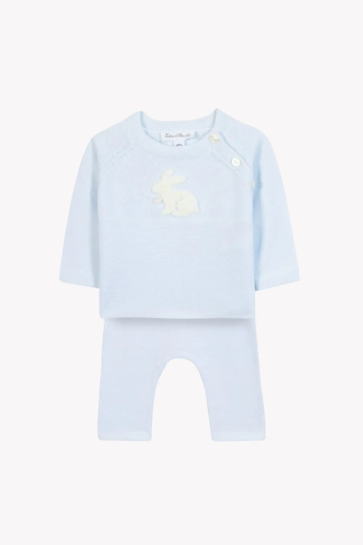 Blue Almonds Ltd Unisex Long - Sky Blue Tartine et Chocolat