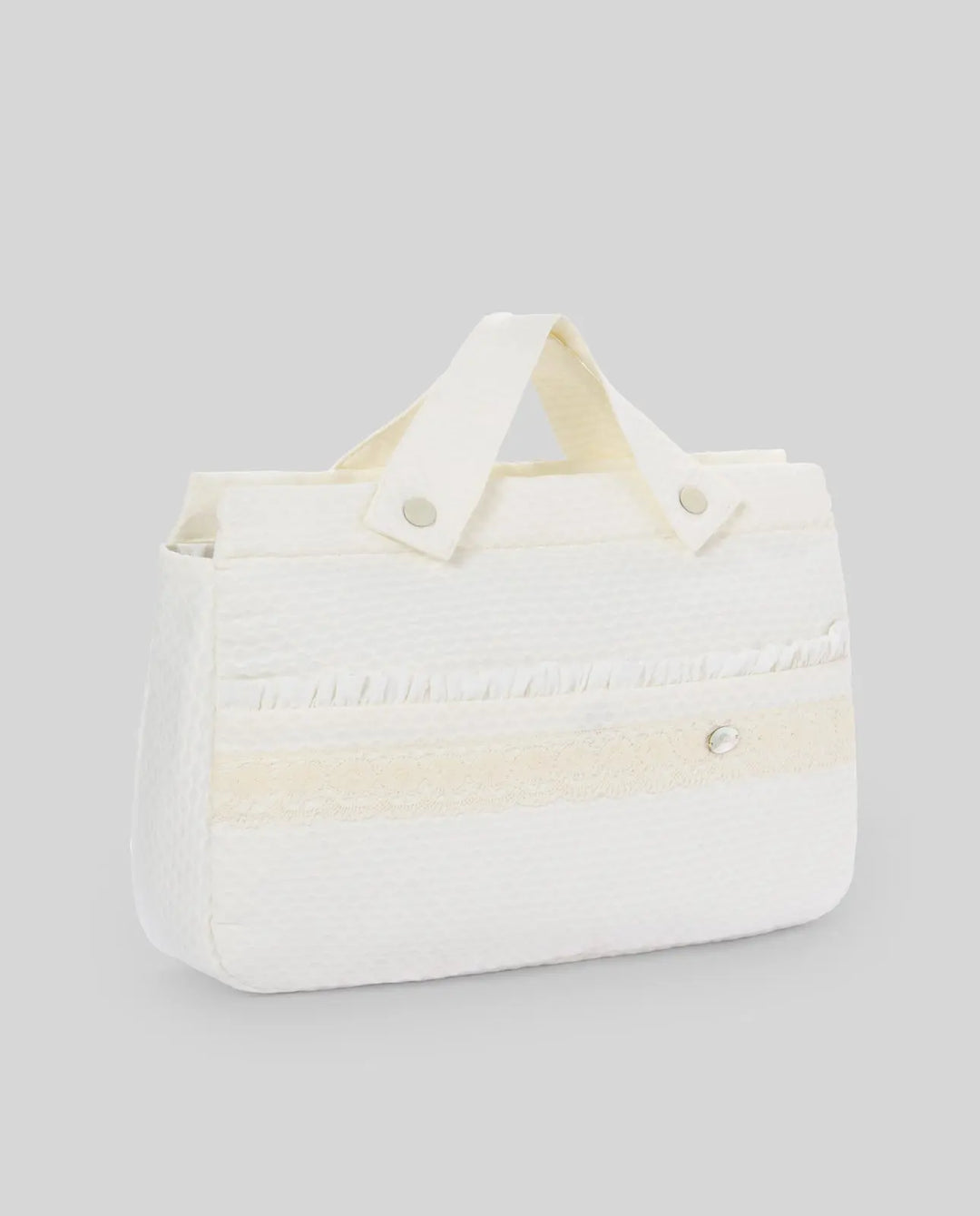 Blue Almonds Ltd WOVEN BAG SALINA - CreamCream Paz Rodriguez