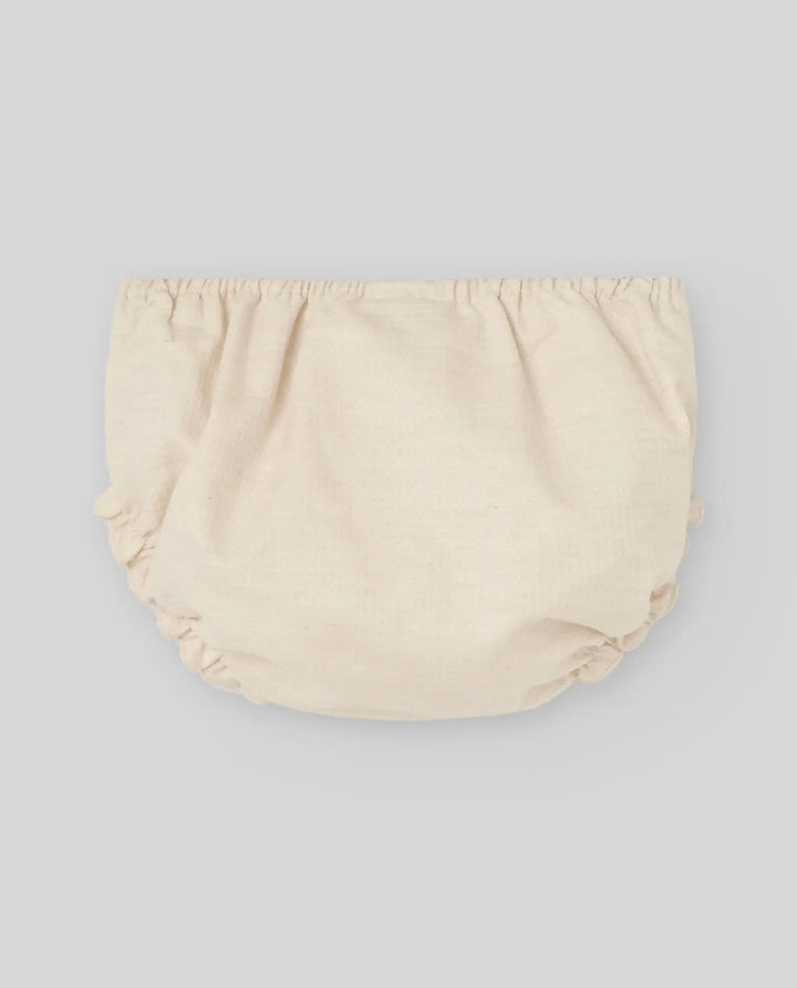 Blue Almonds Ltd WOVEN NEWBORN BLOOMERS ALEGRIA - Light Brown Paz Rodriguez