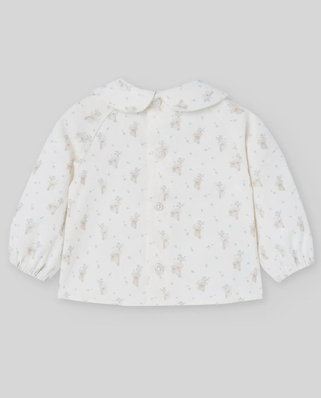 Blue Almonds Ltd WOVEN NEWBORN BLOUSE KOALA - Dutch Blue Paz Rodriguez