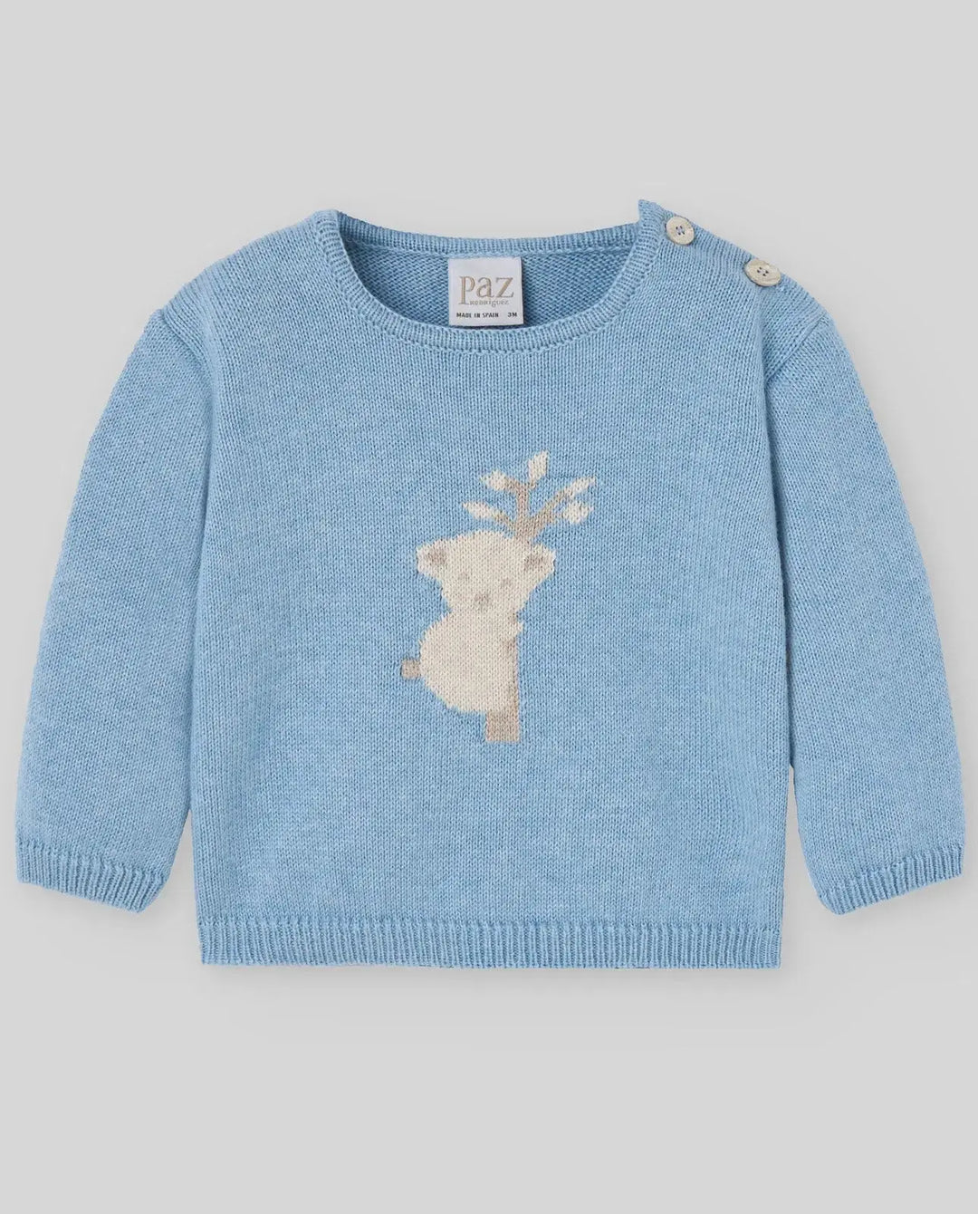 Blue Almonds Ltd WOVEN NEWBORN BLOUSE KOALA - Dutch Blue Paz Rodriguez