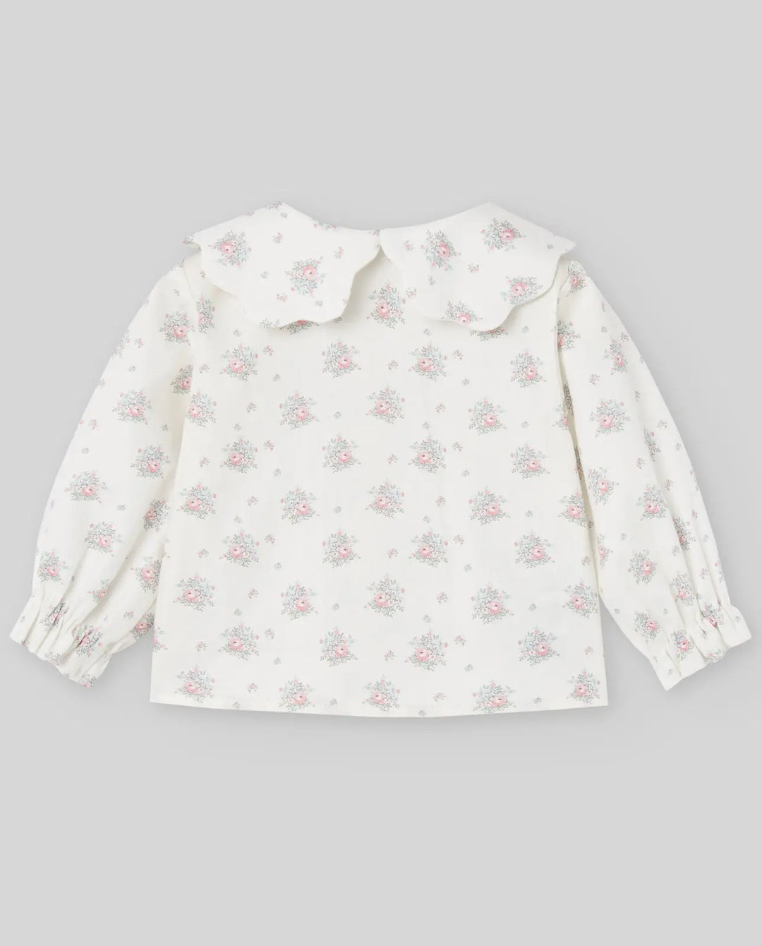 Blue Almonds Ltd WOVEN NEWBORN BLOUSE SEMILLA - Chalk Green Paz Rodriguez