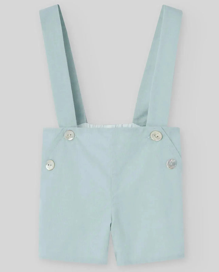 Blue Almonds Ltd WOVEN NEWBORN BLOUSE SEMILLA - Cream/Chalk Green Paz Rodriguez