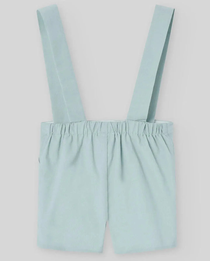Blue Almonds Ltd WOVEN NEWBORN BLOUSE SEMILLA - Cream/Chalk Green Paz Rodriguez