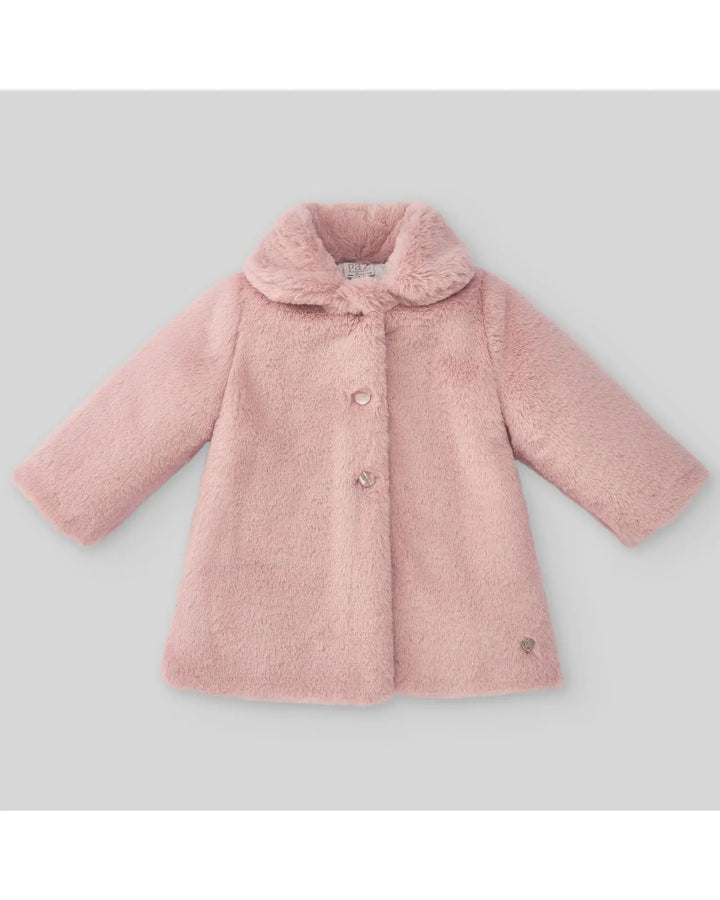 Blue Almonds Ltd WOVEN NEWBORN COAT ESENCIAL - Powder Pink Paz Rodriguez