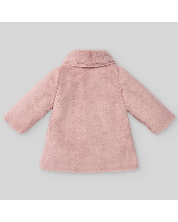 Blue Almonds Ltd WOVEN NEWBORN COAT ESENCIAL - Powder Pink Paz Rodriguez