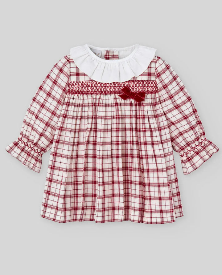 Blue Almonds Ltd WOVEN NEWBORN DRESS ACEBO - Red Paz Rodriguez