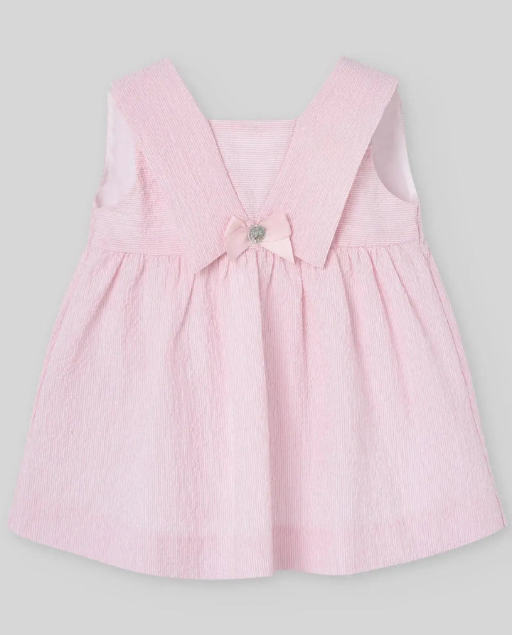 Blue Almonds Ltd WOVEN NEWBORN DRESS CANDY - Chalk Pink Paz Rodriguez