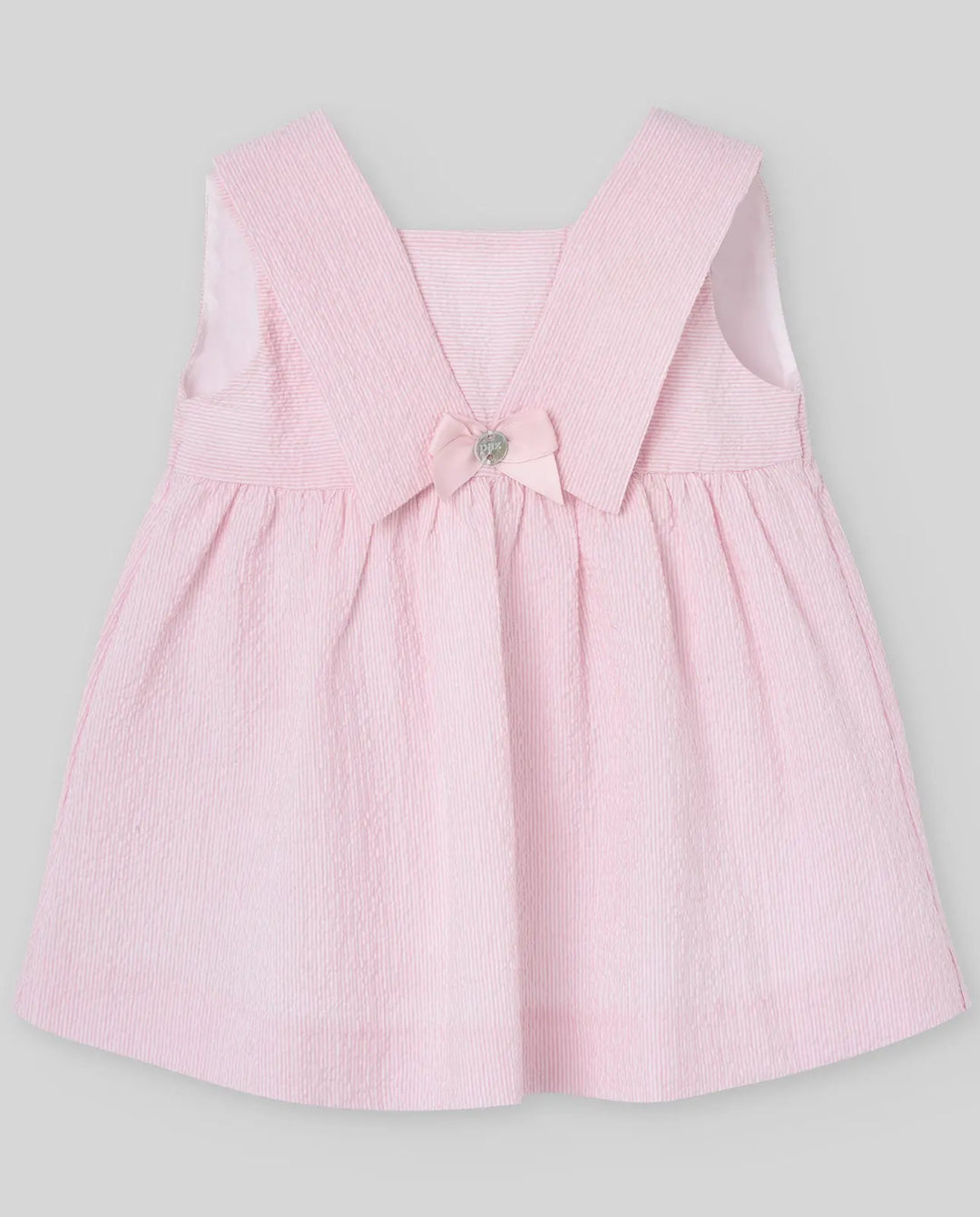 Blue Almonds Ltd WOVEN NEWBORN DRESS CANDY - Chalk Pink Paz Rodriguez