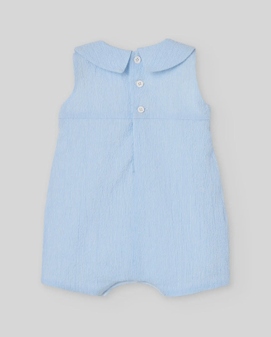 Blue Almonds Ltd WOVEN NEWBORN ROMPER CANDY - Sky Blue Paz Rodriguez
