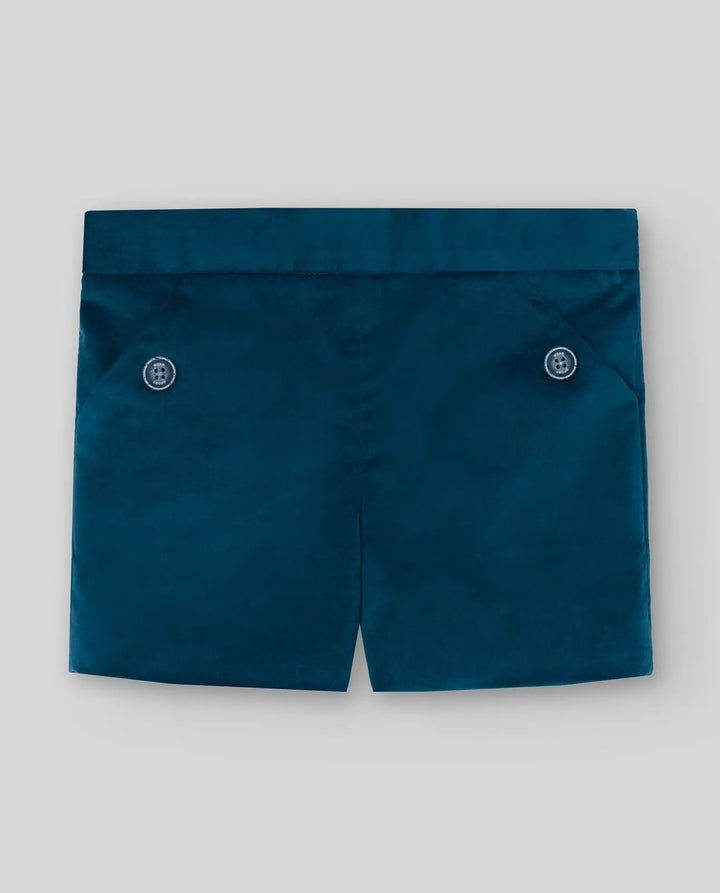 Blue Almonds Ltd WOVEN NEWBORN SHIRT QUINTA - Nile Blue Paz Rodriguez