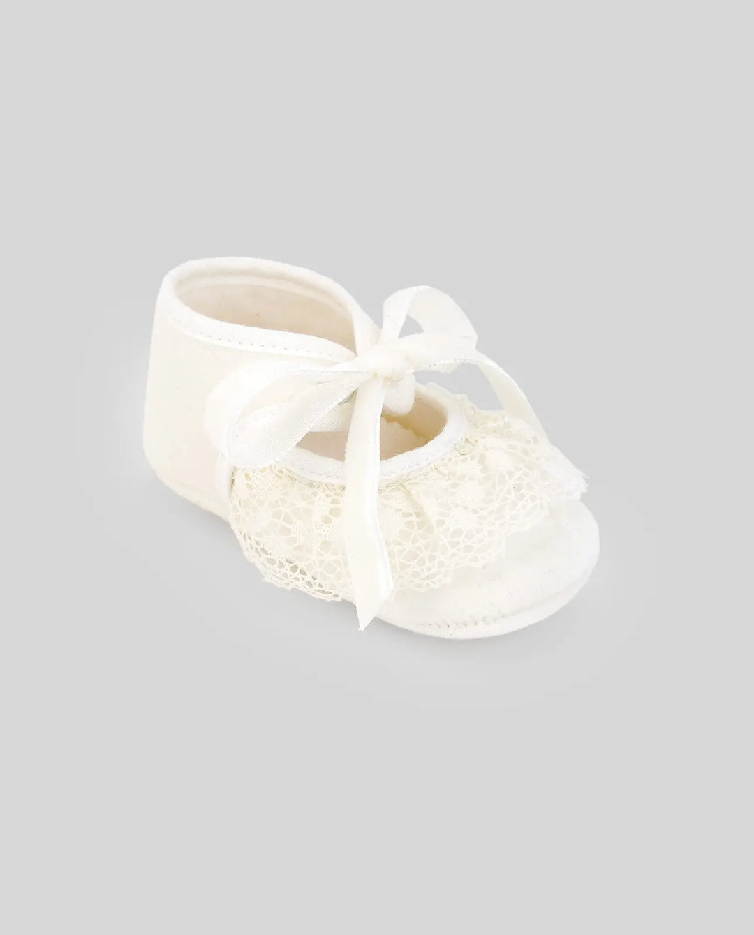 Blue Almonds Ltd WOVEN NEWBORN SHOES ERIZOS - Cream Paz Rodriguez